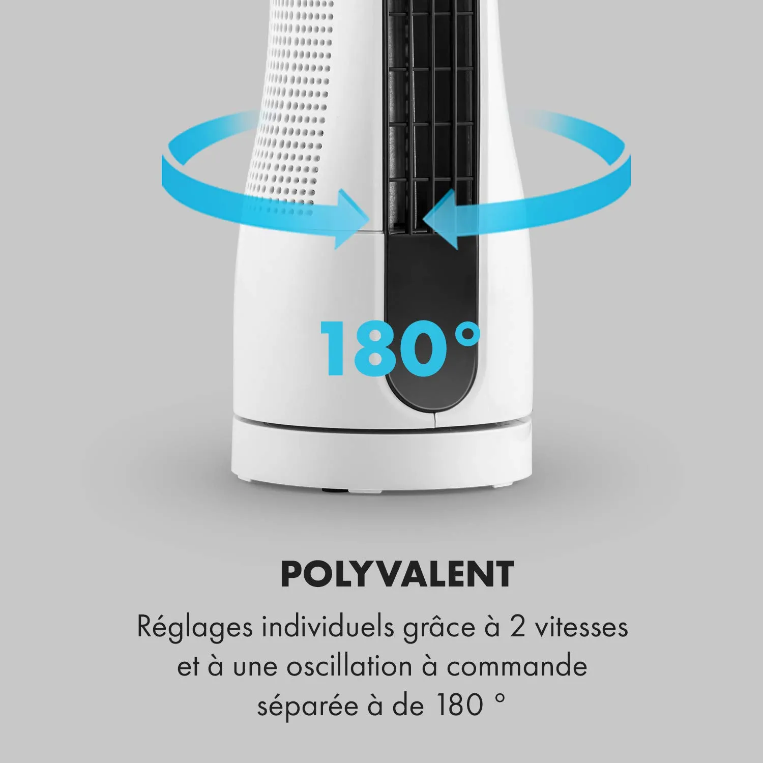 Klarstein Skyscraper Office ventilateur de table blanc 16 W silencieux