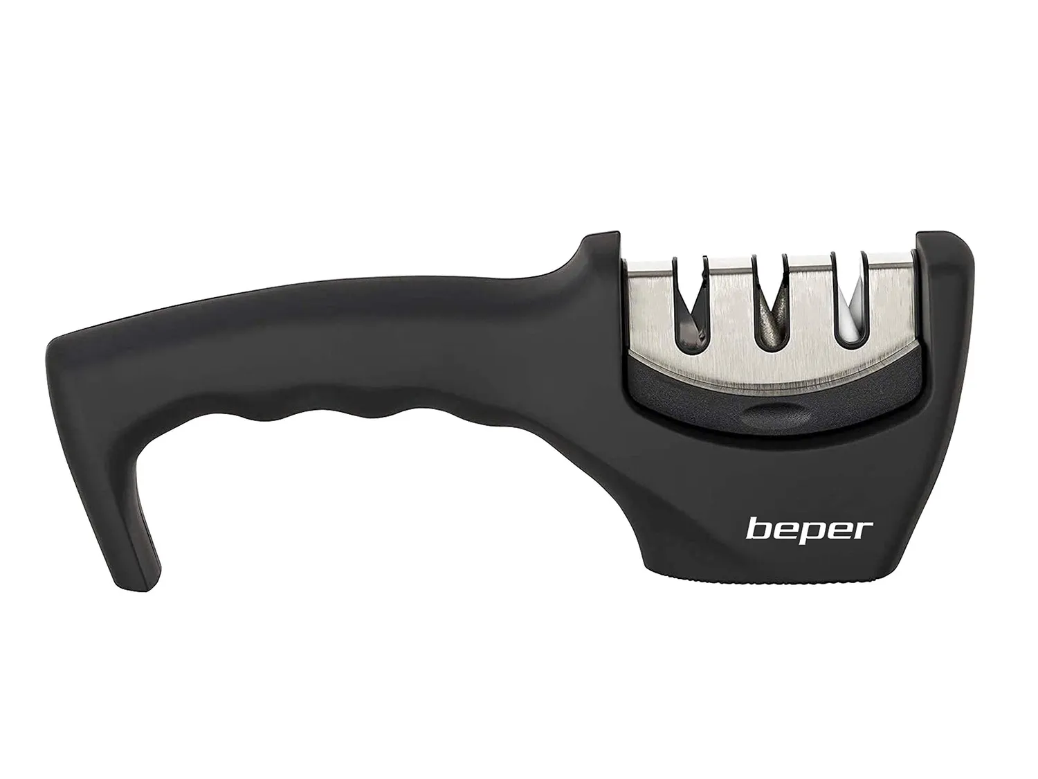 Beper C107UTT001 aiguiseur couteaux manuel 3 niveaux noir