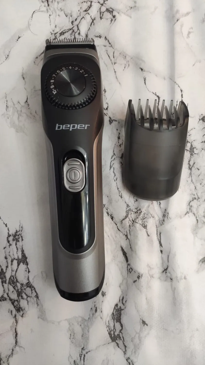 Beper 40.332 tondeuse barbe rechargeable 20 longueurs
