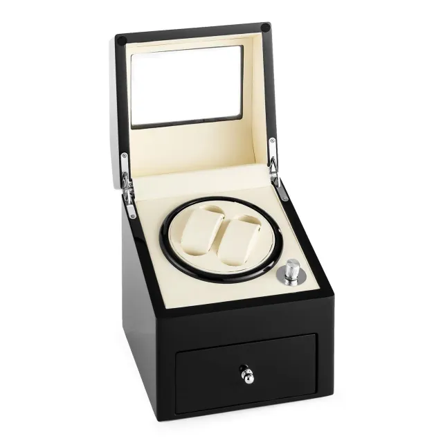 Klarstein Monte Carlo remontoir 5 montres noir 4 modes tournant