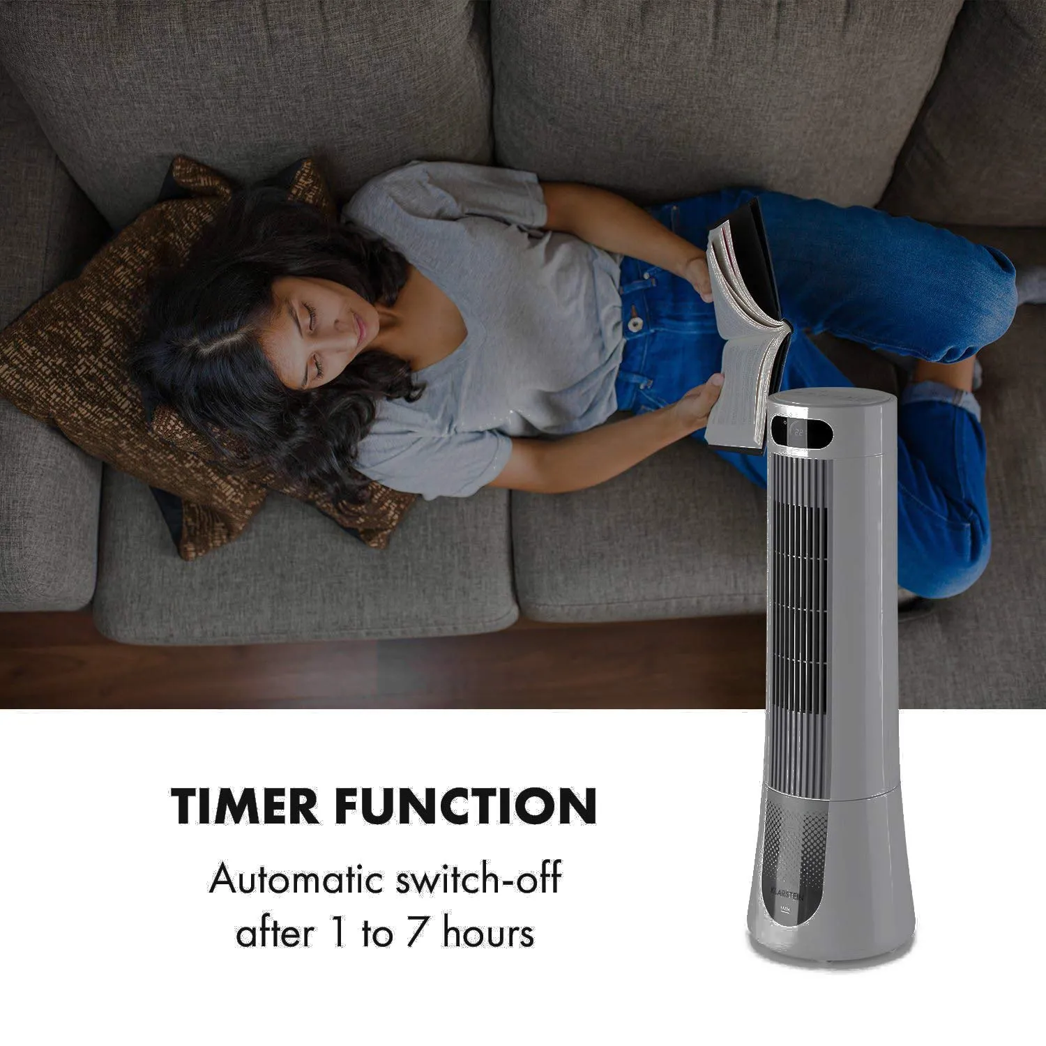 Klarstein Skyscraper Frost rafraîchisseur 7L argent 100m³/h