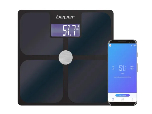 Beper P303BIP050 pèse-personne impédancemètre noir 180kg