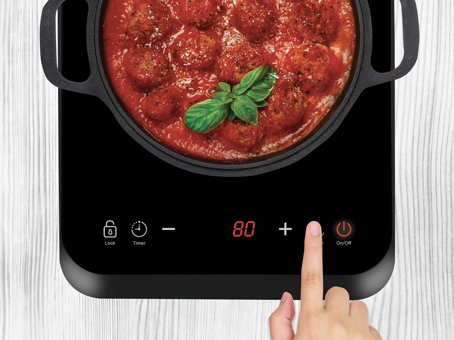 Beper BF.700 plaque induction portable 2000W 1 foyer