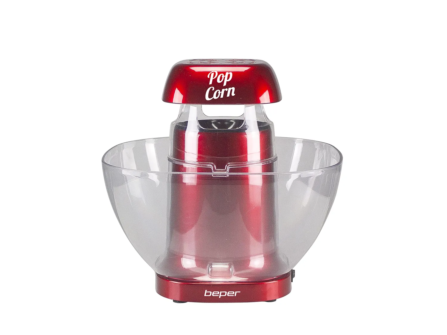 Beper P101CUD052 machine à pop-corn air chaud rouge