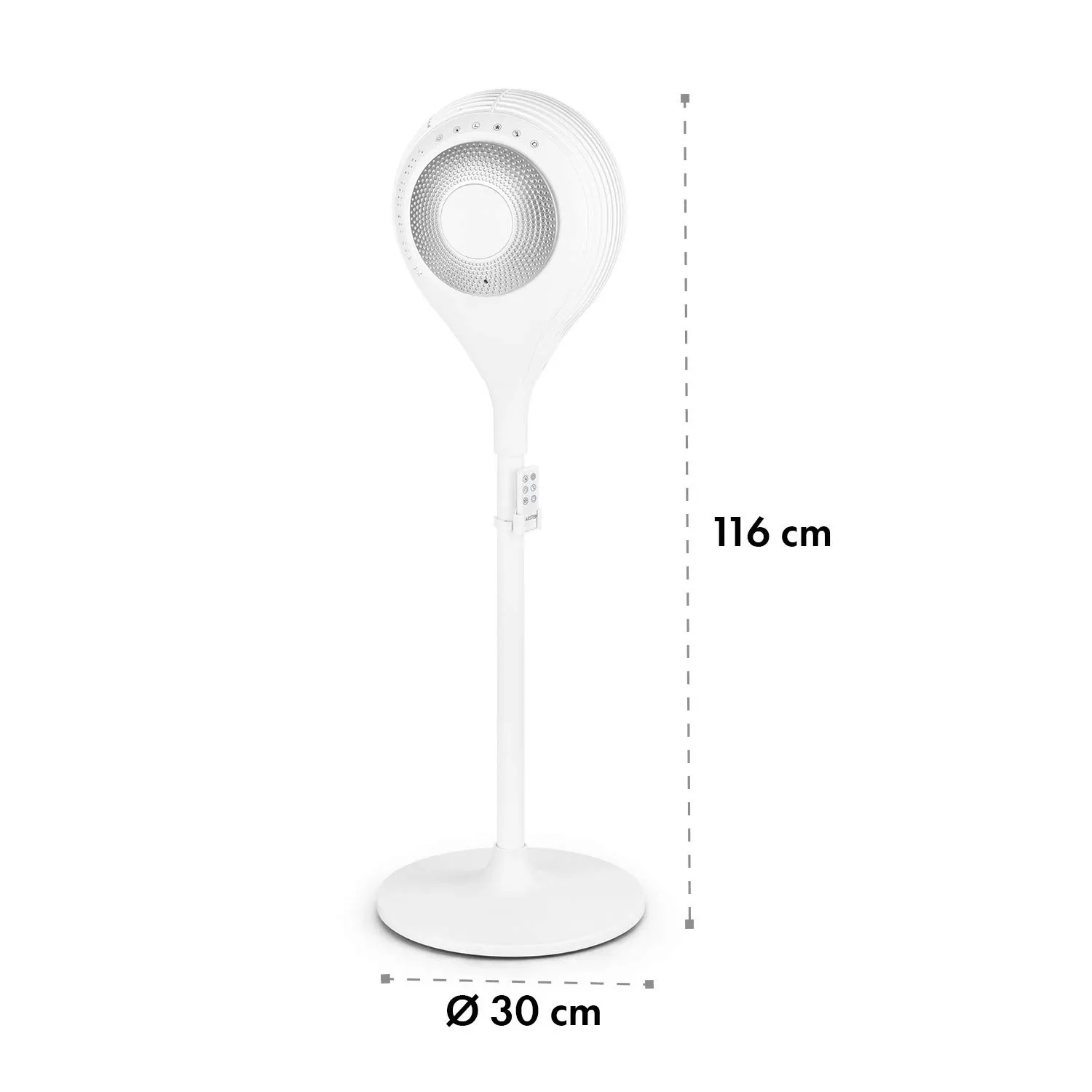 Klarstein Airflex ventilateur sur pied blanc 56 W