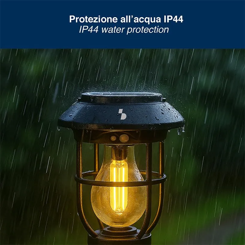 Beper P207ILO106 Lampe solaire jardin détecteur IP44
