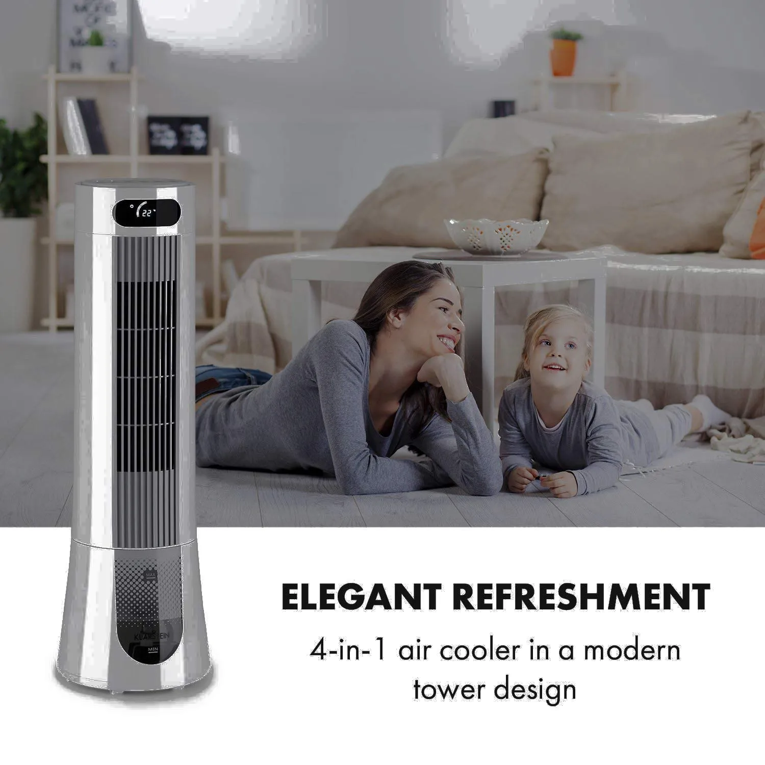 Klarstein Skyscraper Frost rafraîchisseur 7L argent 100m³/h
