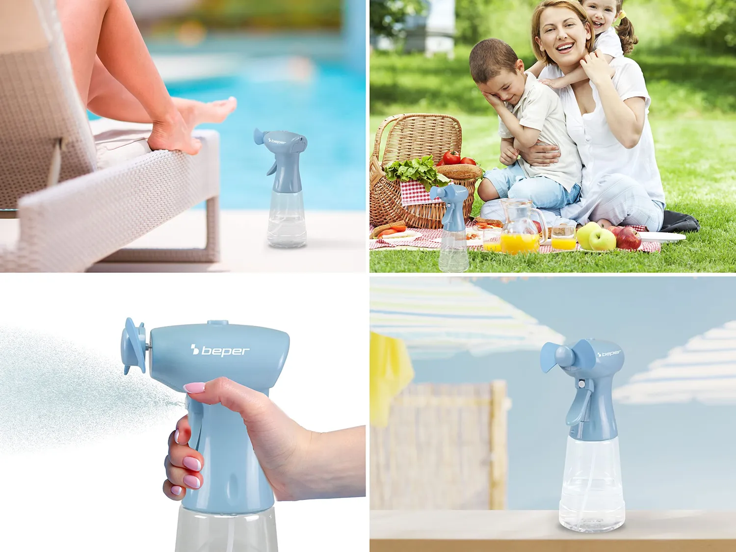 Beper P206VEN440 mini brumisateur à piles 350ml