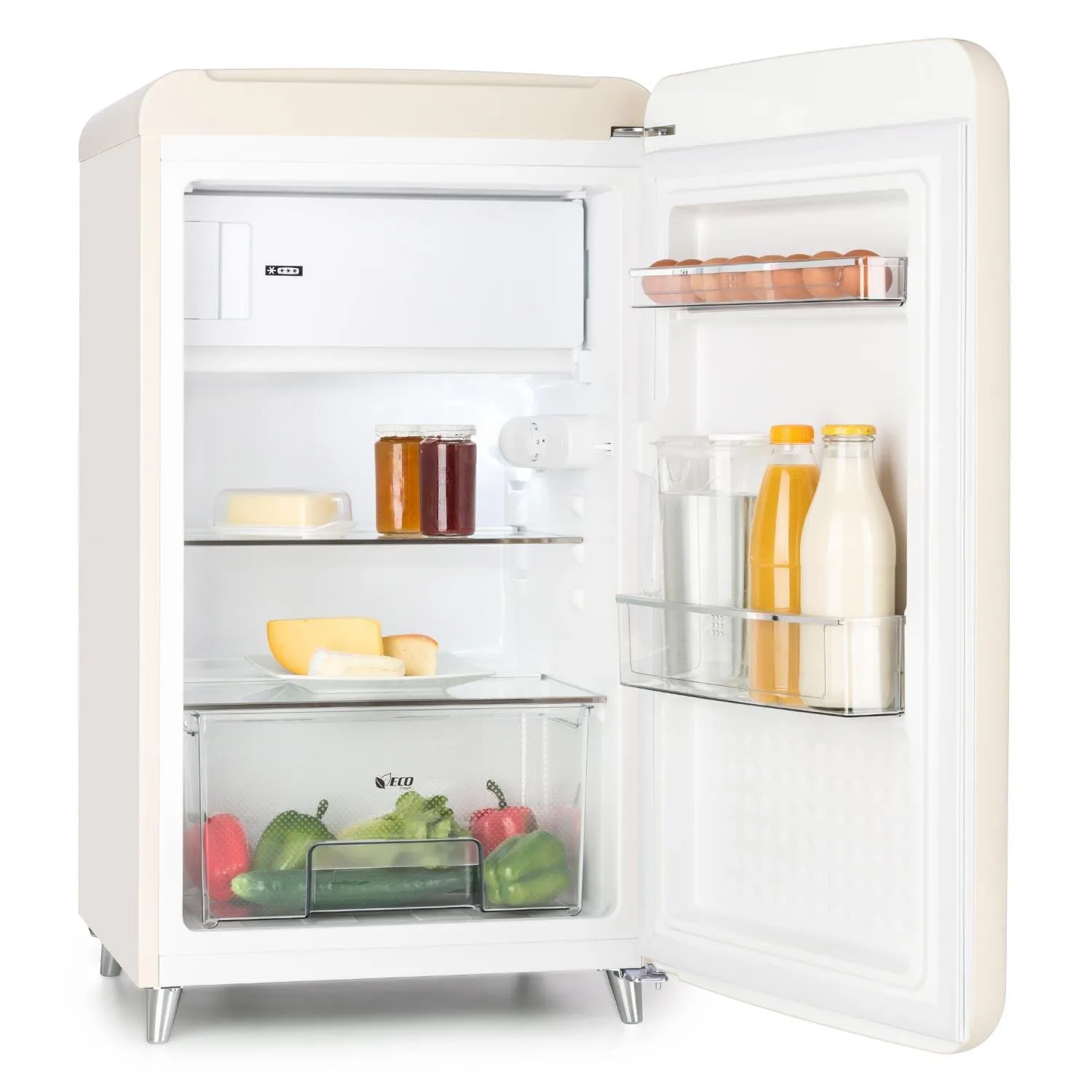Klarstein Pop Art mini frigo 108 L crème