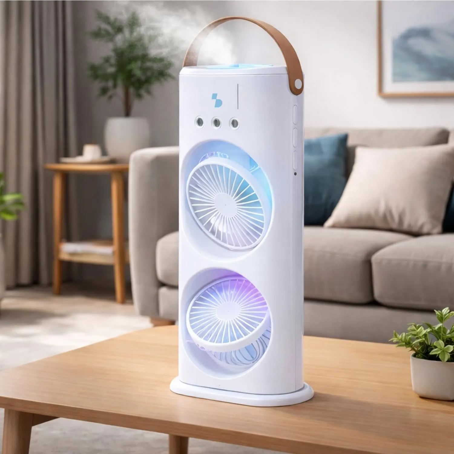 Beper P206VEN445 ventilateur brumisateur LED télécommande
