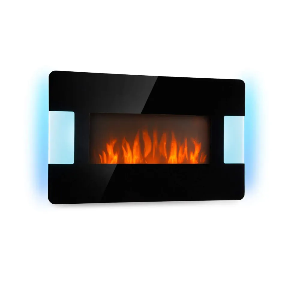 Klarstein Belfort Light & Fire cheminée électrique noire