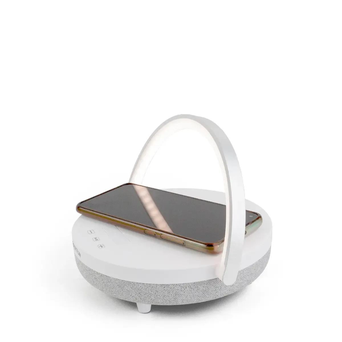 Prixton Speaker Light enceinte blanche 10W chargeur induction