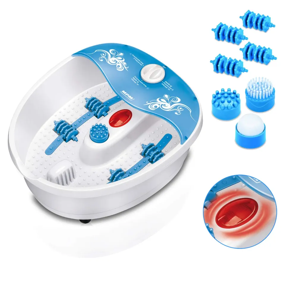 MPM MMS-01 masseur de pieds bleu blanc électrique