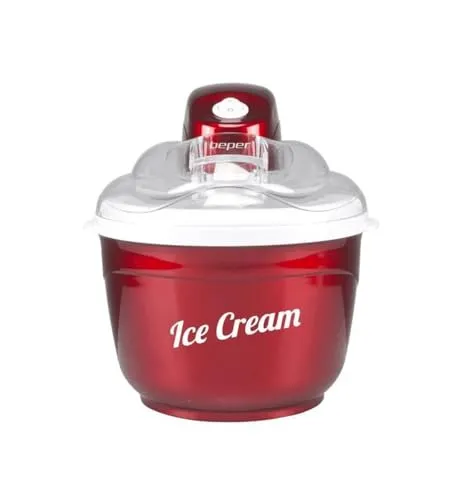 Beper P102GEL001 sorbetière automatique rouge 1,5L