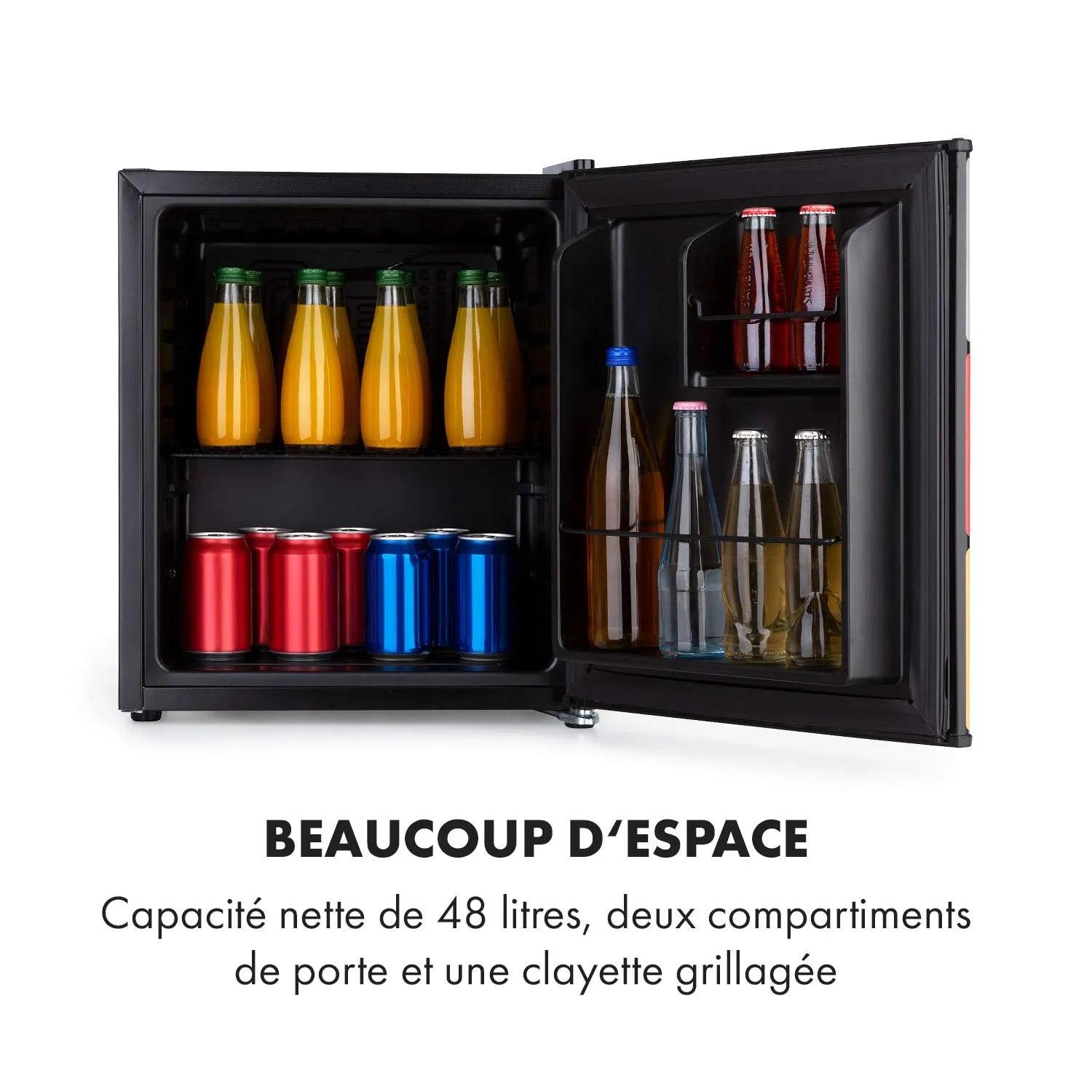 Klarstein Solve mini-réfrigérateur minibar 48 L cube