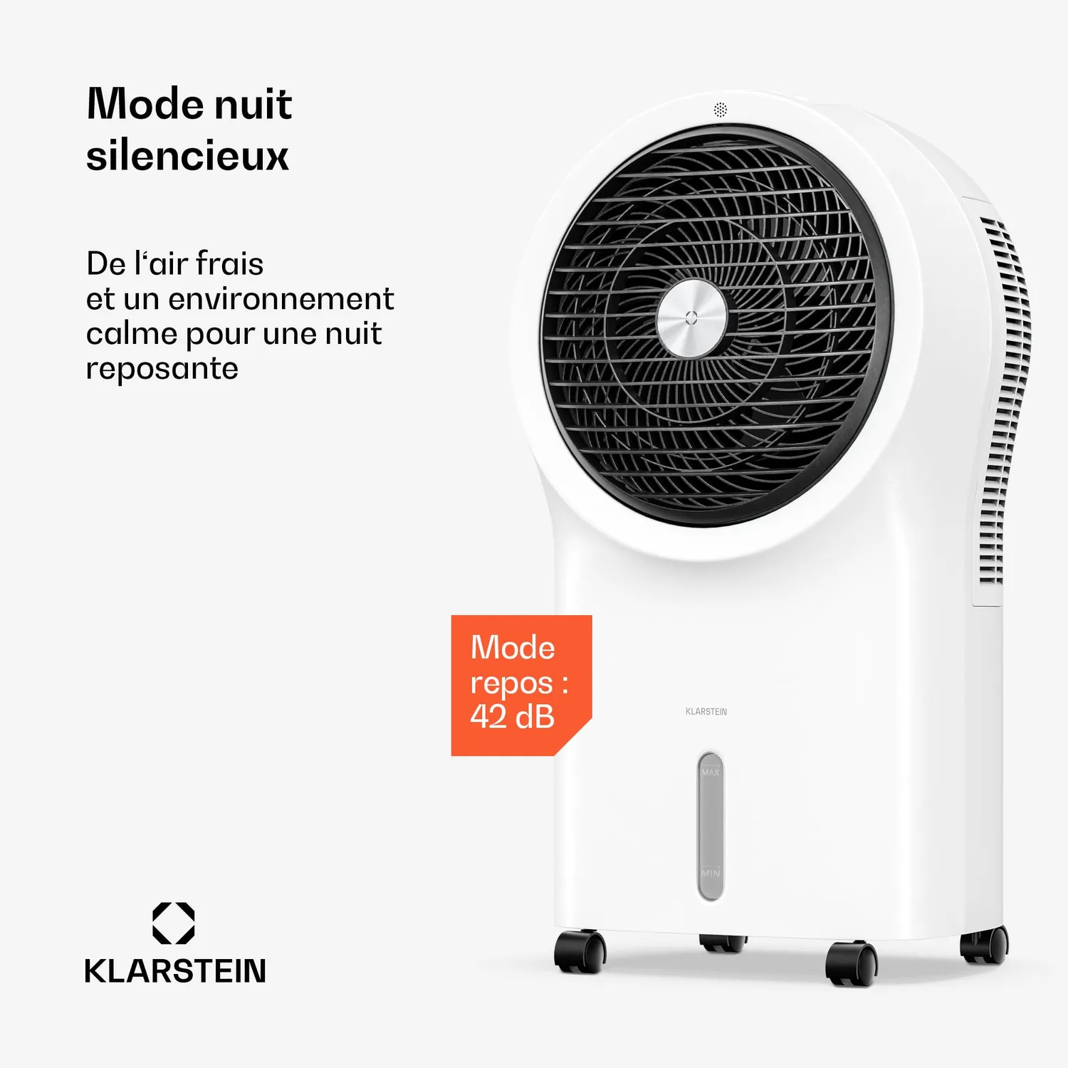Klarstein Whirlwind rafraîchisseur 6 L blanc 30 m²