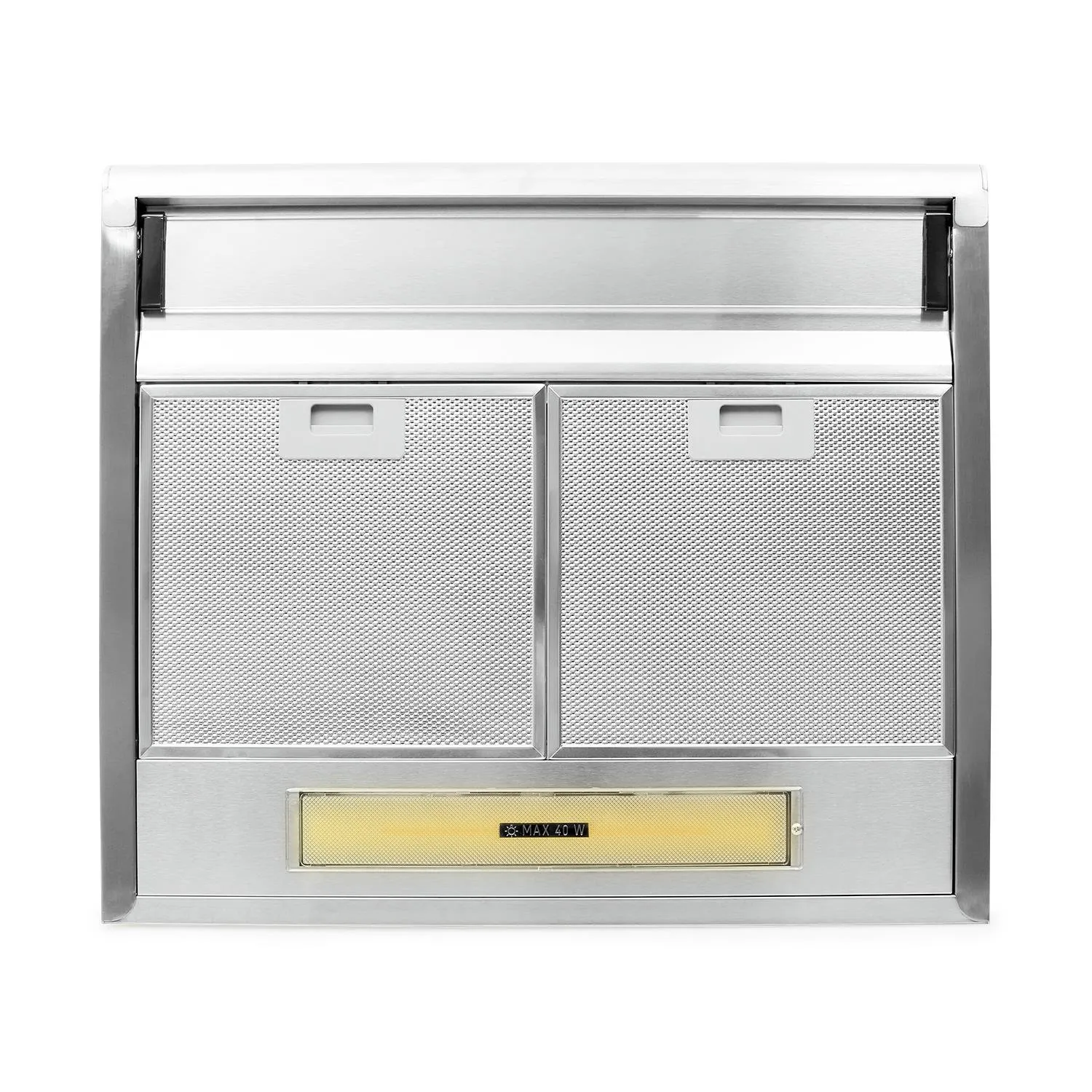 Klarstein UW60SR hotte casquette 60 cm inox 190 m3/h