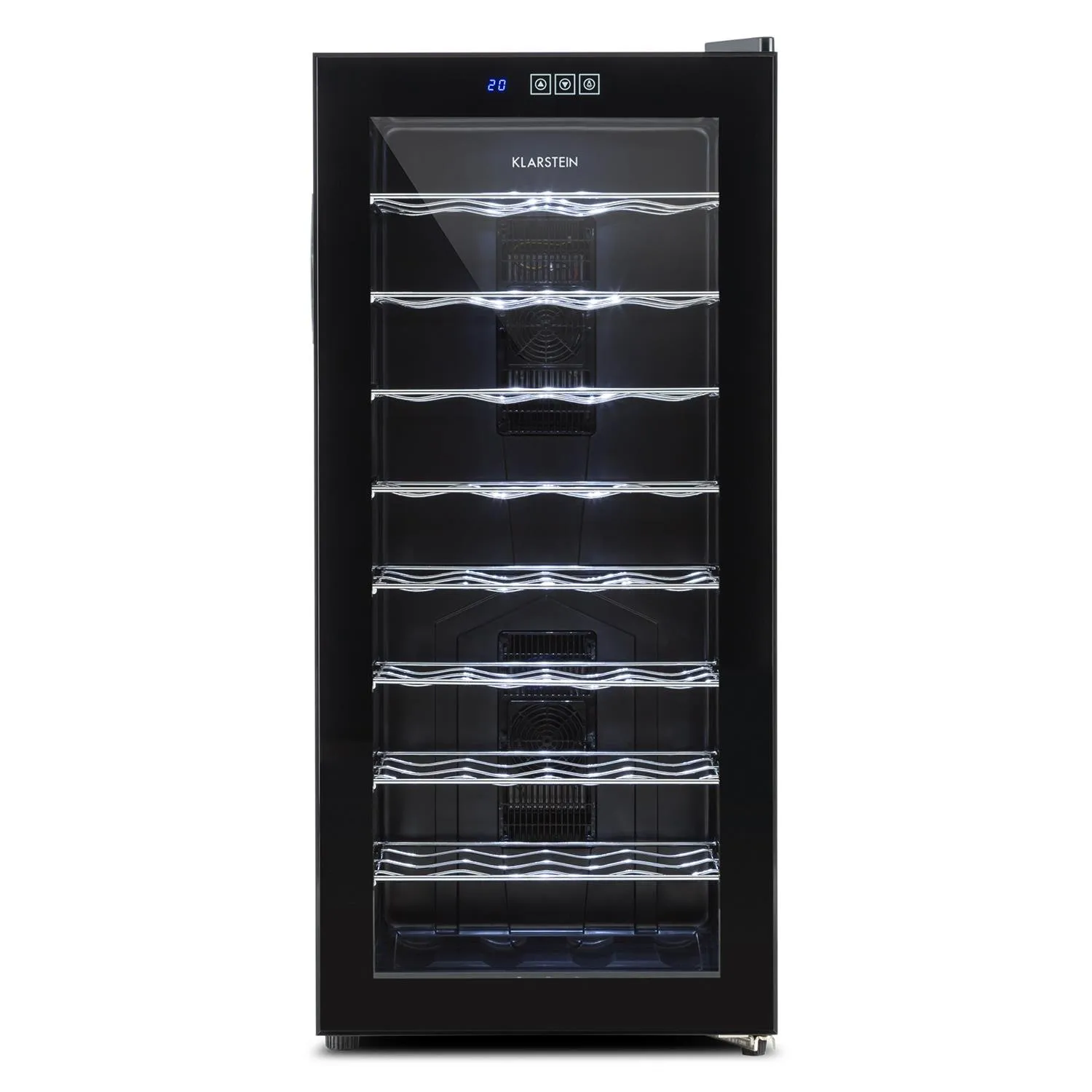Klarstein Vivo Vino cave à vin 36 bouteilles 118 L noir