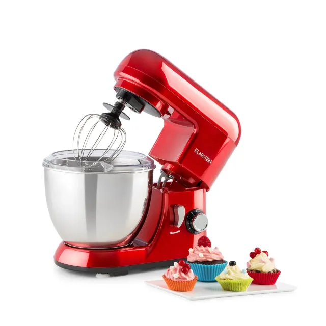 Klarstein Bella Pico Mini robot cuisine rouge 4L 6 vitesses