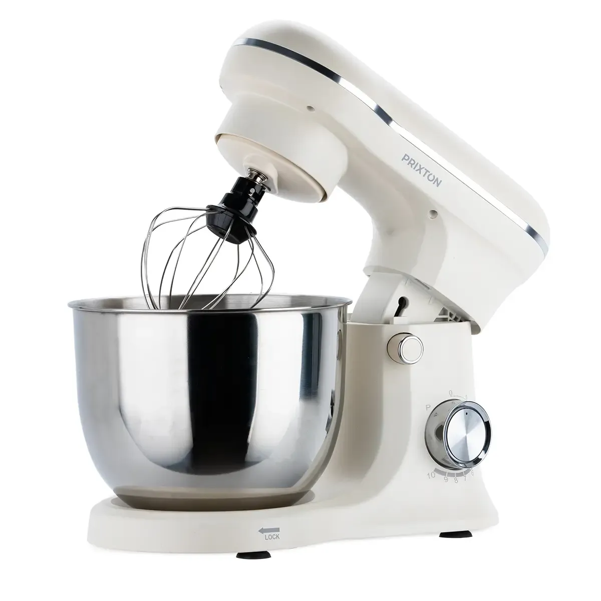 Prixton KR250 robot pâtissier crème 1500 W 10 vitesses