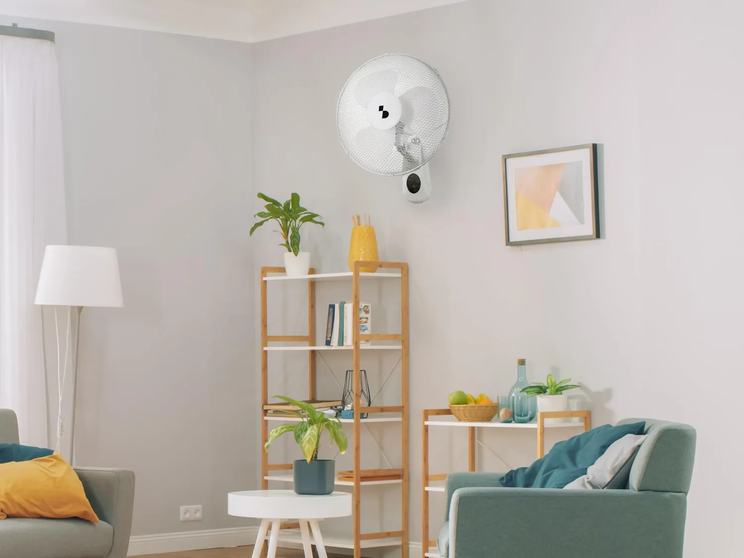 Beper P206VEN600 ventilateur mural blanc télécommande