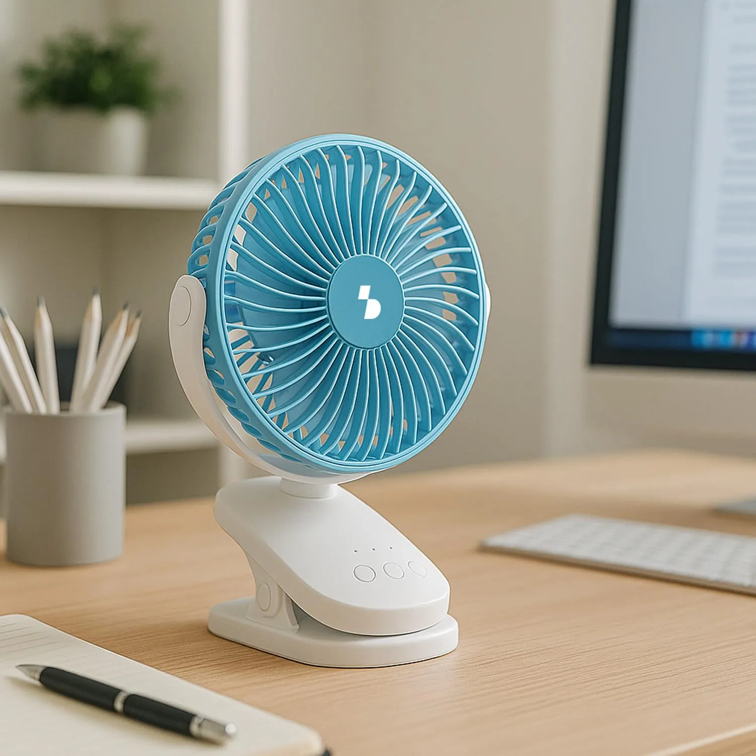 Beper P206VEN421 mini ventilateur à pince USB 4 vitesses