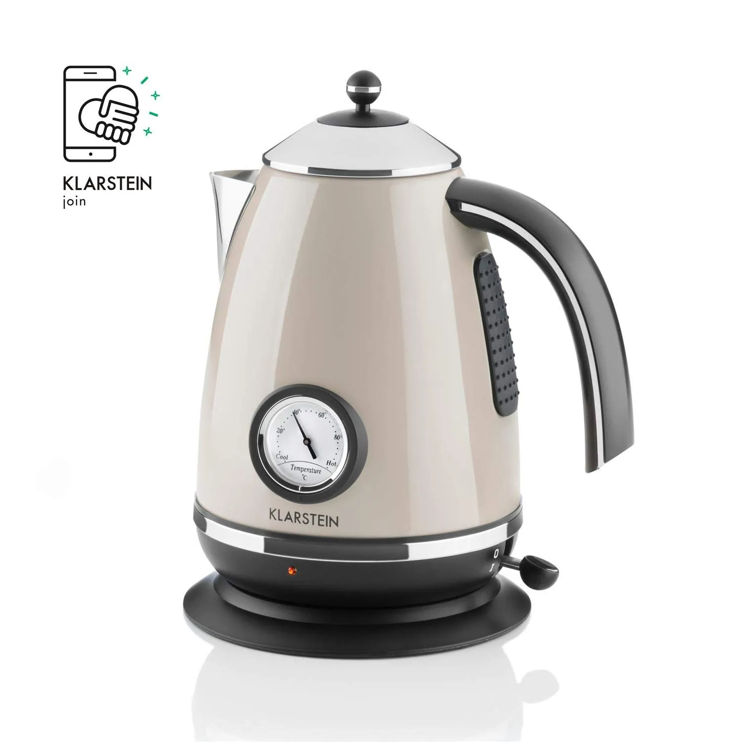 Klarstein Aquavita Chalet bouilloire 1,7 L champagne 2200W