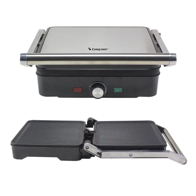 Beper P101TOS503 Grand Grill électrique 3en1 2000W