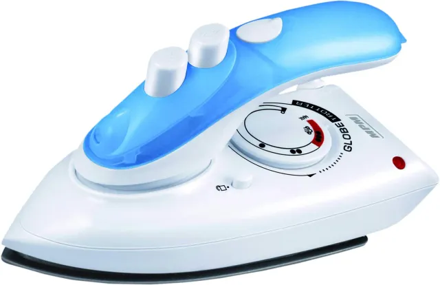 MPM MZE-02 fer à repasser voyage blanc bleu 800 W