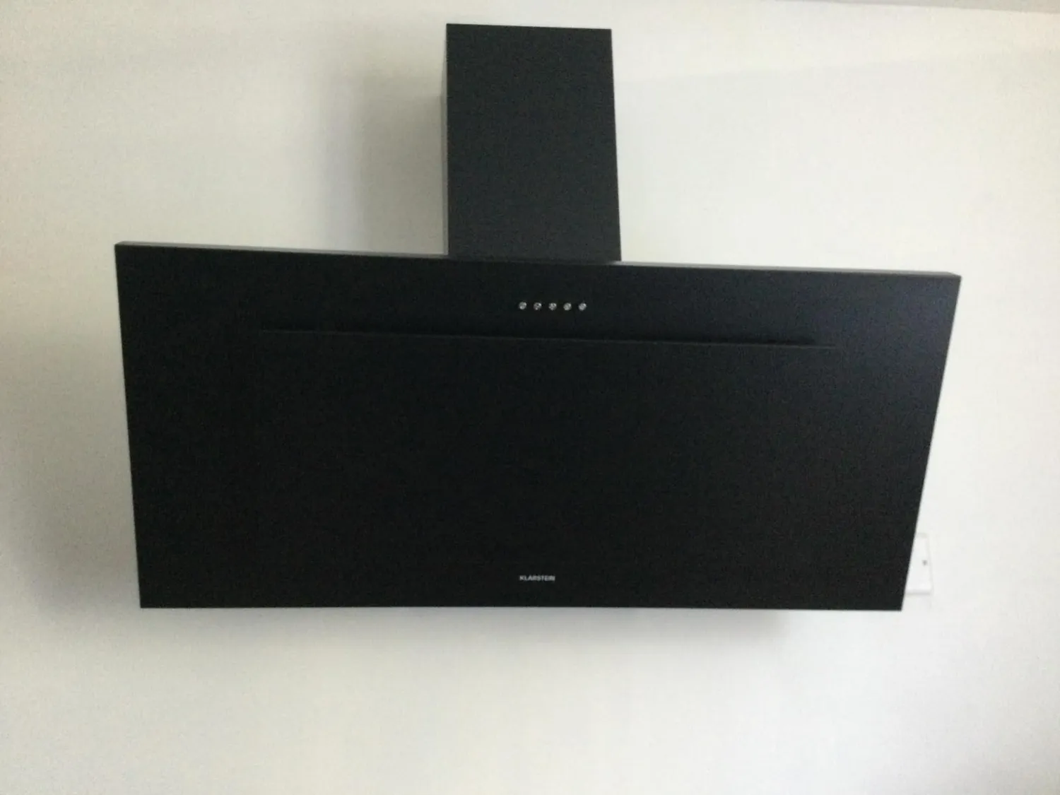 Klarstein hotte inclinée 90 cm noire 292 m³/h tactile