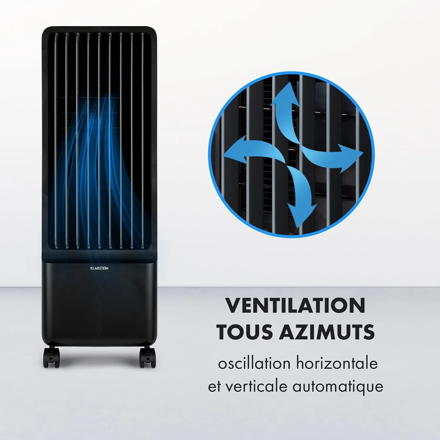 Klarstein Maxflow Smart rafraîchisseur d'air noir 5 L