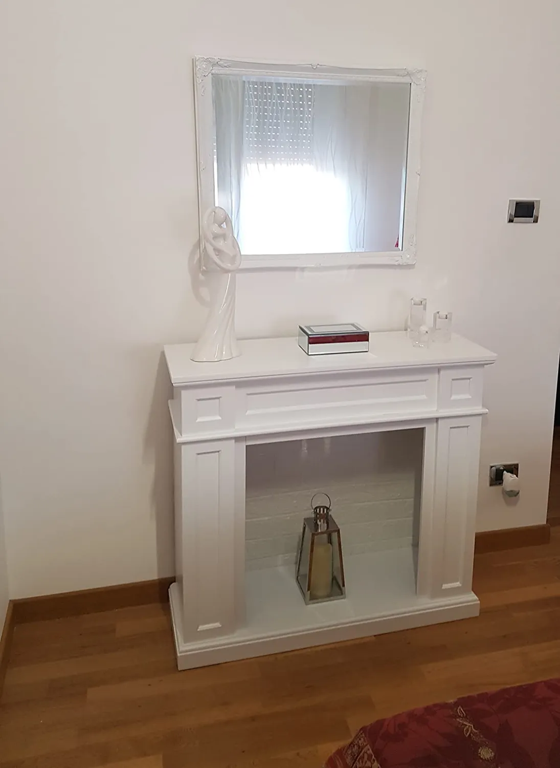 Klarstein Lausanne Frame corps de cheminée blanc MDF