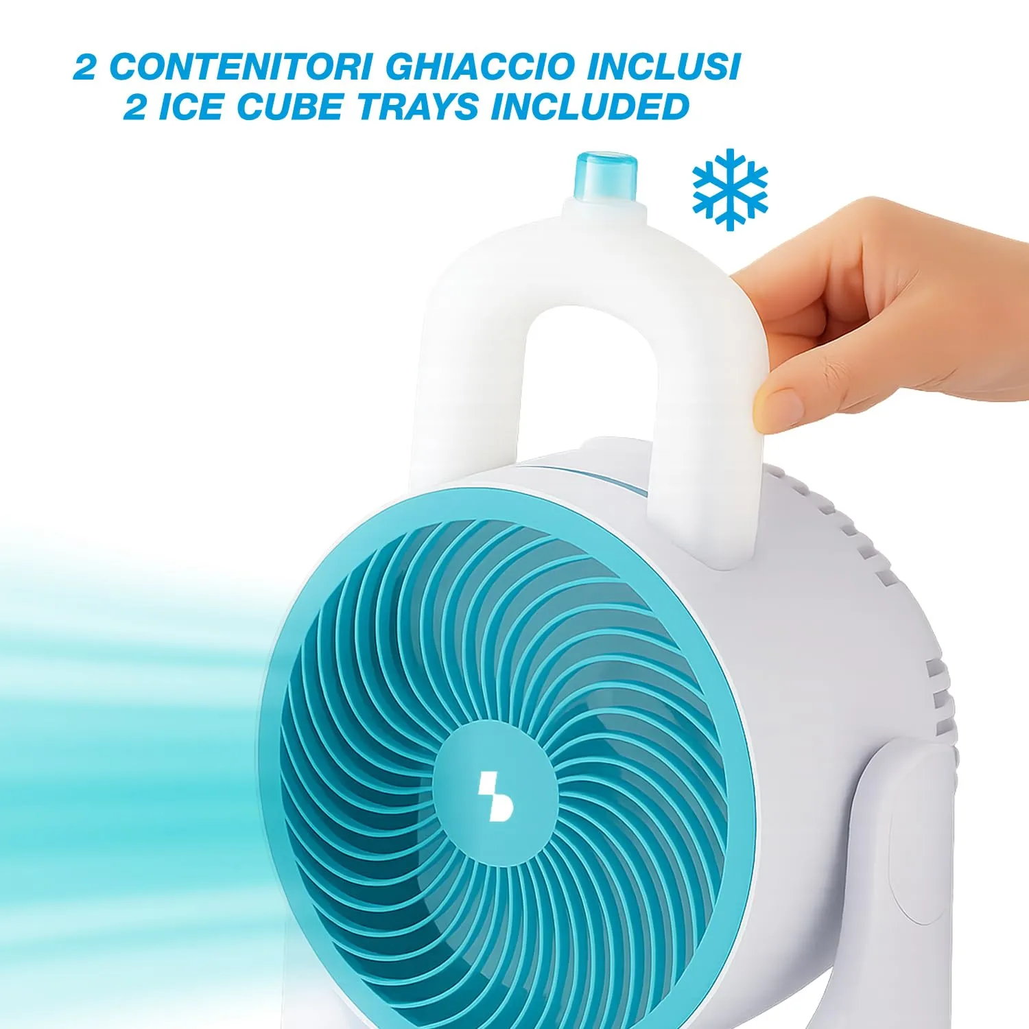 Beper P206RAF202 mini ventilateur USB LED 3 vitesses