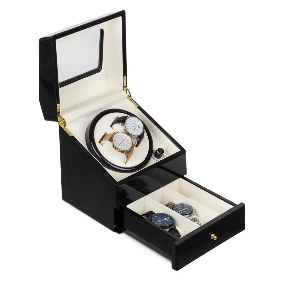 Klarstein Geneva remontoir montre 2 montres automatique noir