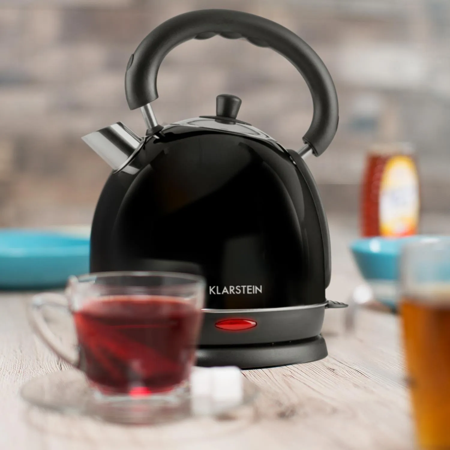 Klarstein Teatime bouilloire électrique 1,8L inox