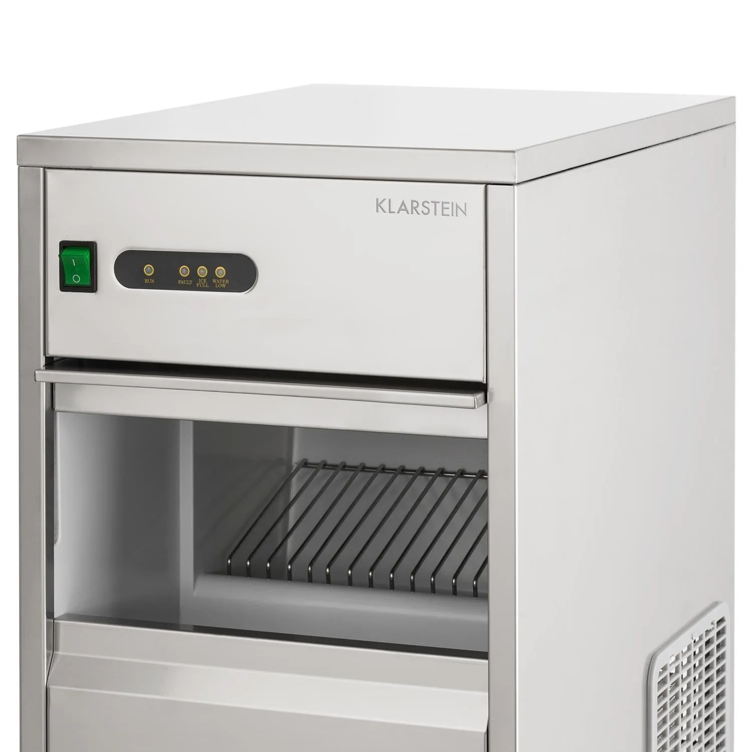 Klarstein Powericer machine à glaçons 20 kg/jour argent