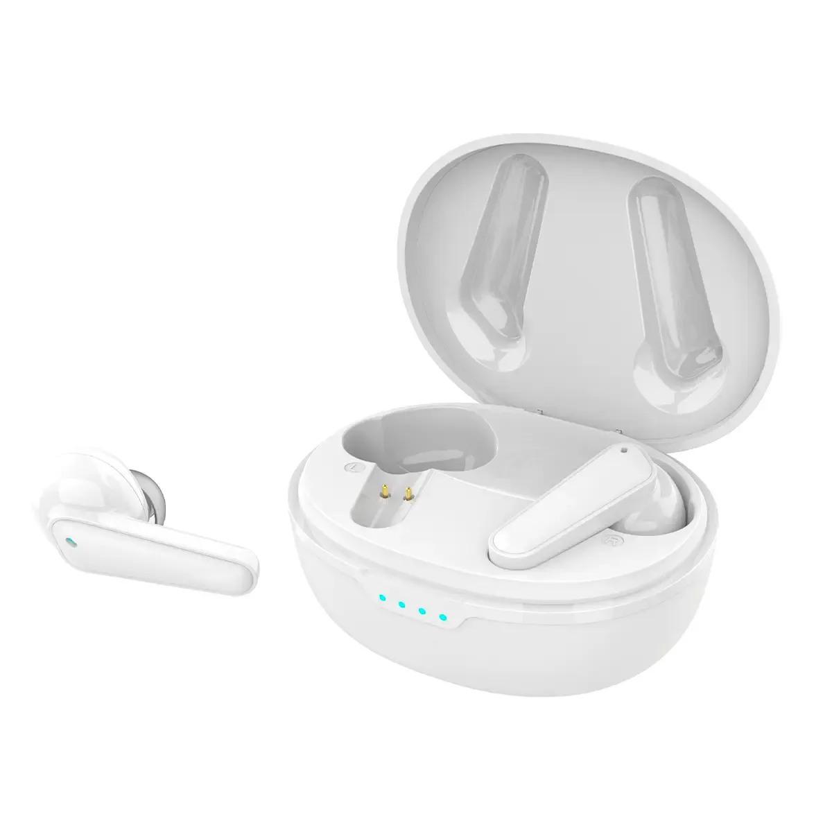 Prixton TWS158 écouteurs bluetooth blancs ANC ENC