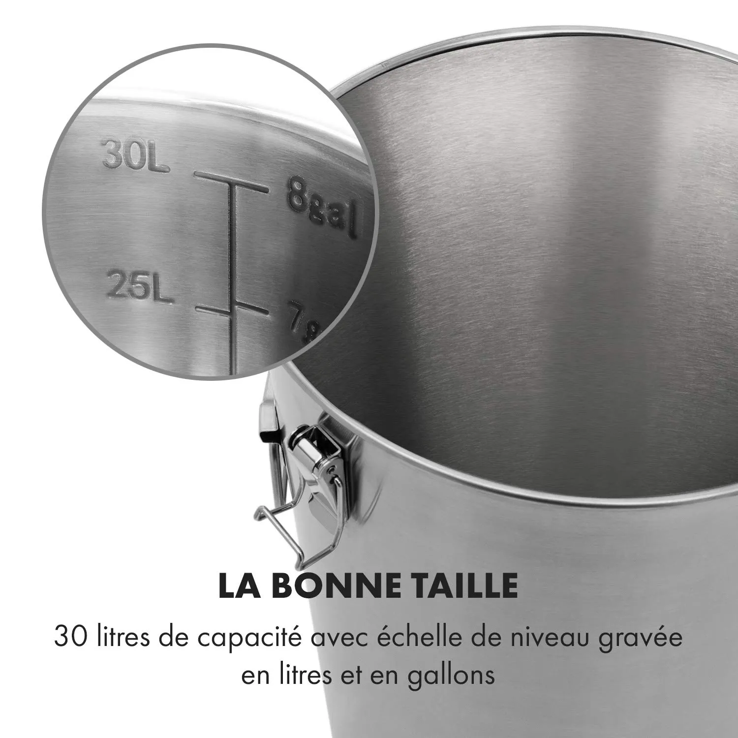 Klarstein Gärkeller Pro kit brassage 30 L inox conique