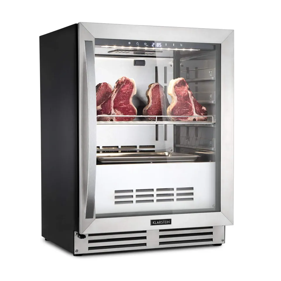 Klarstein Steakhouse frigo maturation 98 L argent