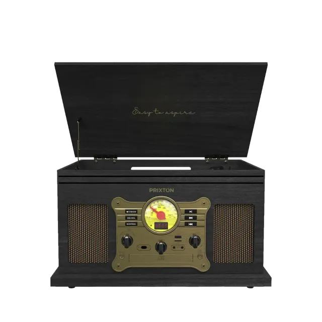 Prixton Century platine vinyle tout-en-un Bluetooth USB