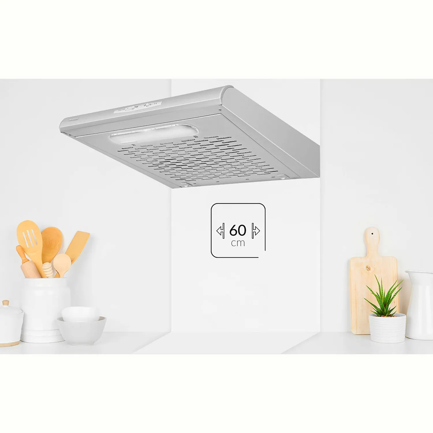 MPM 61-PX-71 hotte aspirante 60 cm inox 175 m3/h