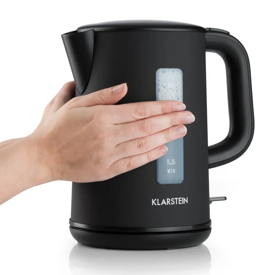Klarstein Wonderwall bouilloire 1,5 L noire 2200 W