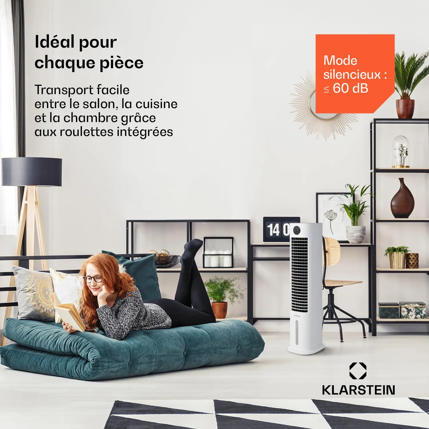 Klarstein Skytower Grand Smart rafraîchisseur 8L blanc