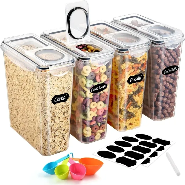 YASHE Boîte Rangement 3,9 L lot de 4 sans BPA