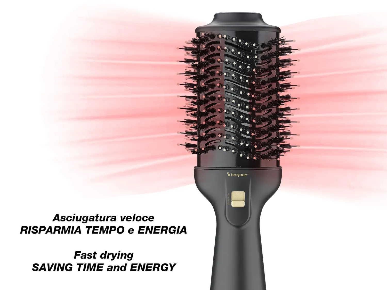 Beper P301PIS100 brosse soufflante 1300 W ionique