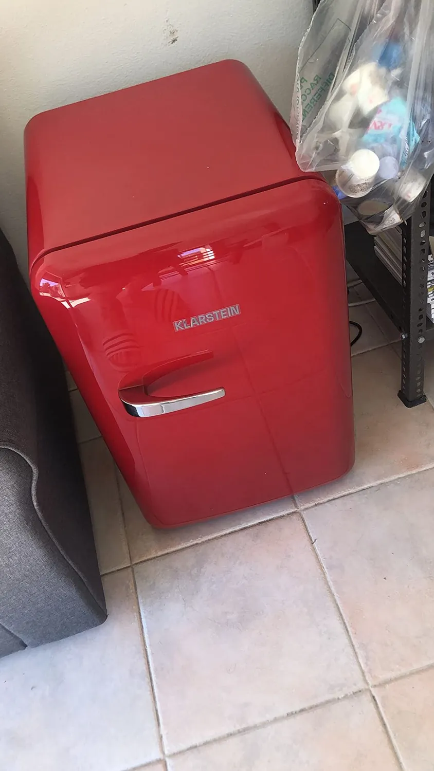 Klarstein Audrey Mini réfrigérateur 70L rouge rétro