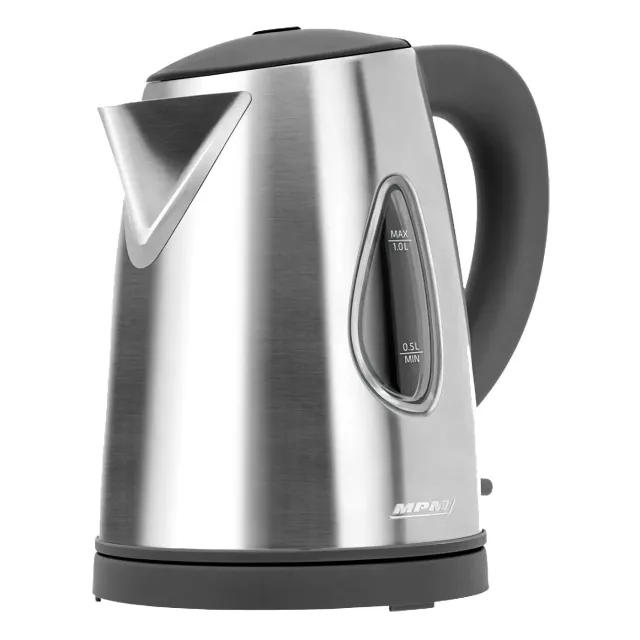 MPM bouilloire électrique inox 1 L 2200 W résistance cachée