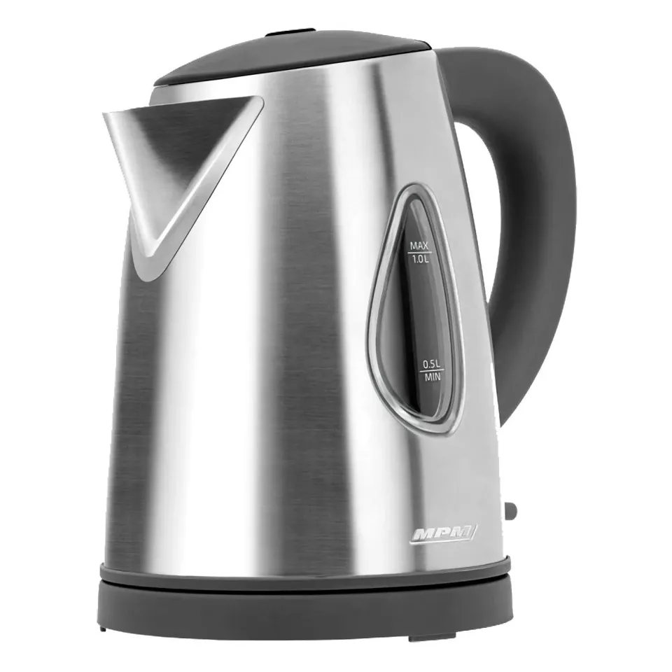MPM bouilloire électrique inox 1 L 2200 W résistance cachée