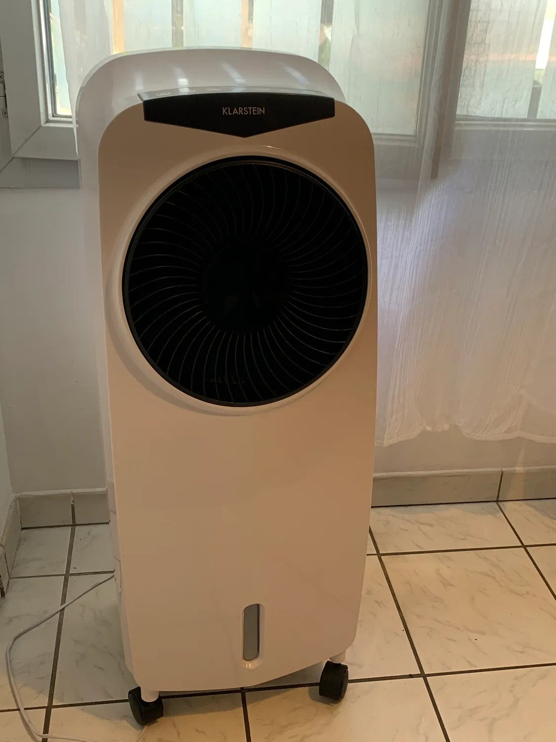 Klarstein rafraîchisseur air mobile 5-en-1 blanc 110 W