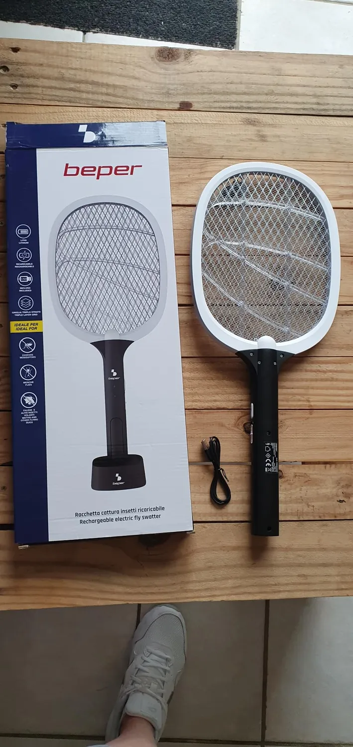 Beper P206ZAN250 raquette anti-moustiques USB rechargeable